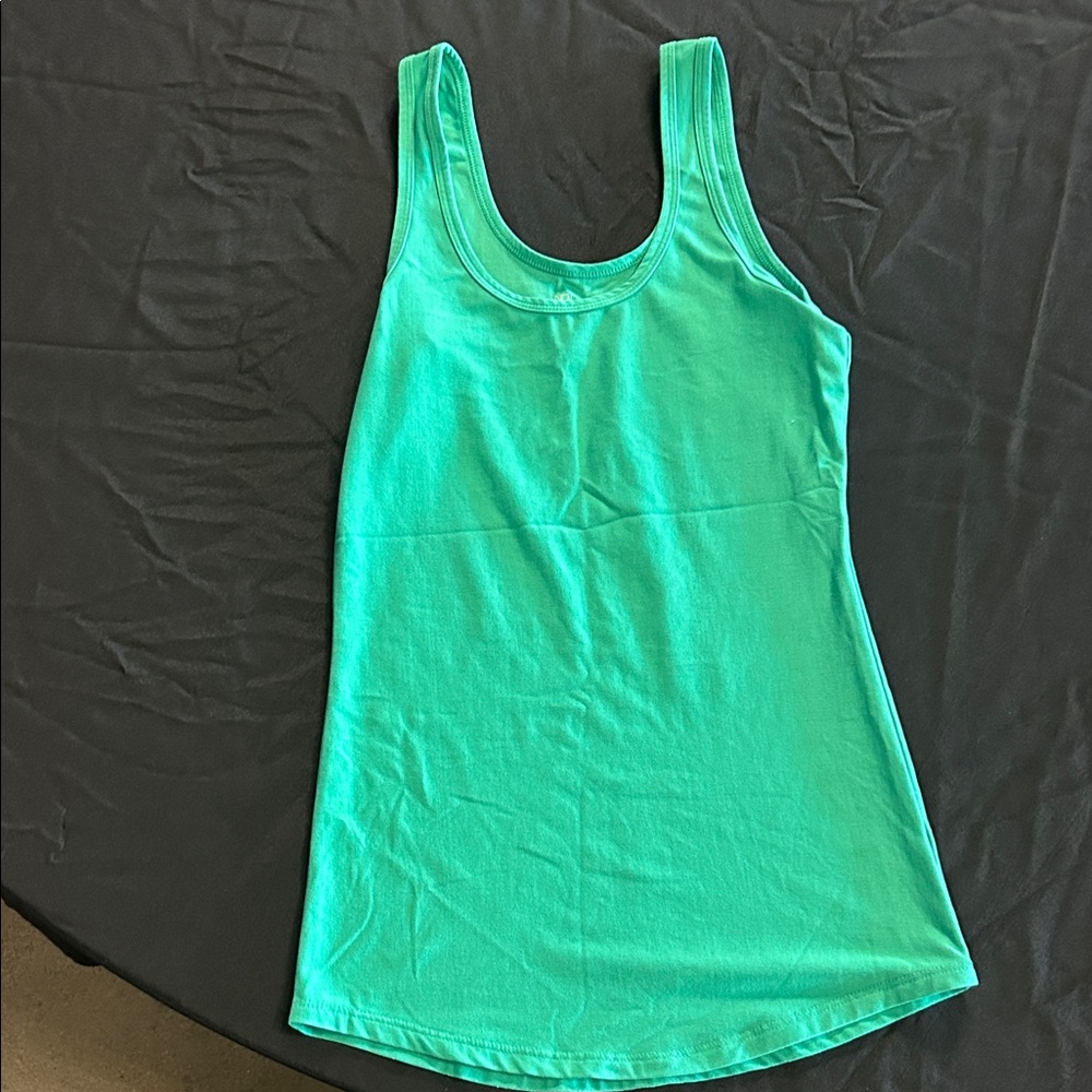 No Boundaries Vibrant Aqua Tank Top